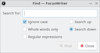 Find dialog